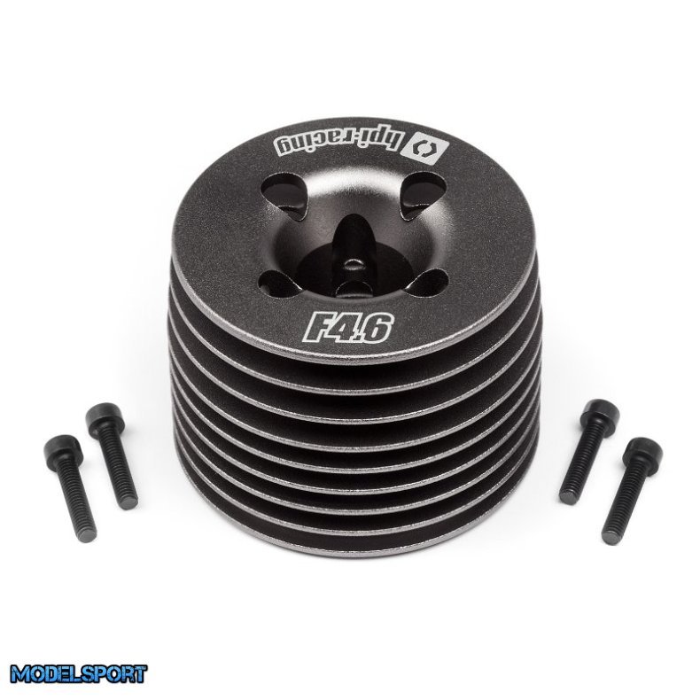 HPI 111605 Aluminum Heatsink Head (Gunmetal/F4.6 V2)