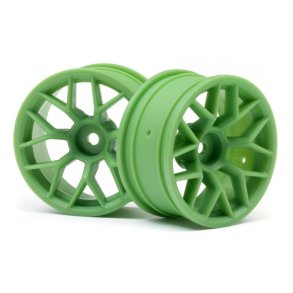 HPI 112811 RTR Wheel 26mm Green (6mm Offset/2Pcs)