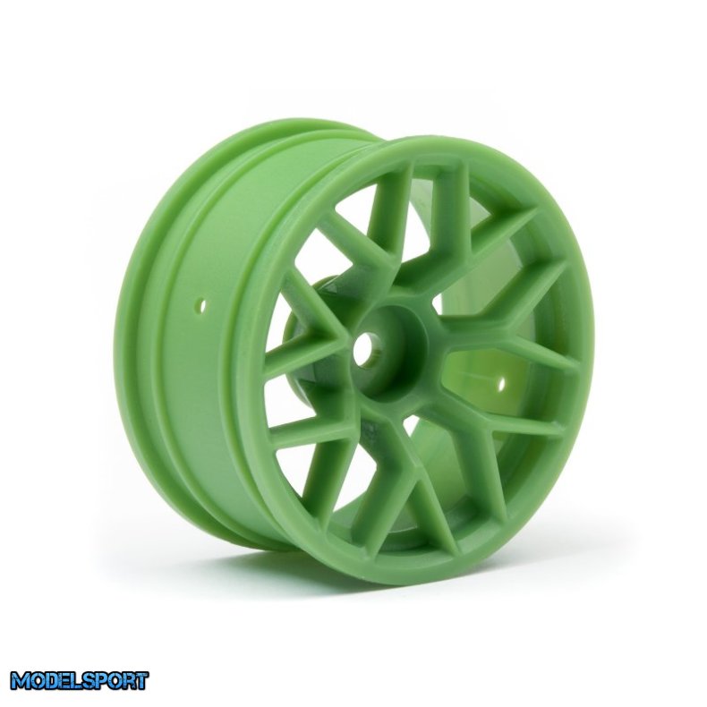 HPI 112811 RTR Wheel 26mm Green (6mm Offset/2Pcs)