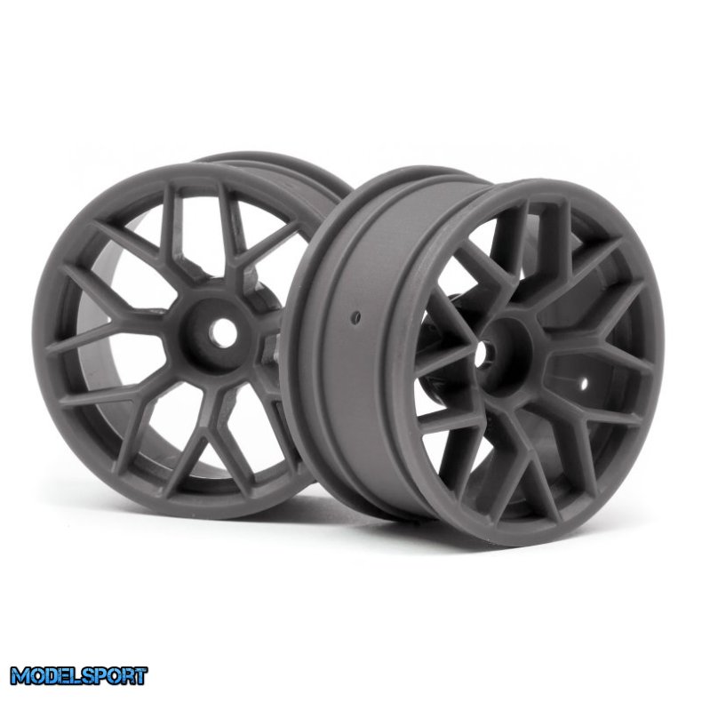 HPI 112812 RTR Wheel 26mm Gunmetal (6mm Offset/2Pcs)