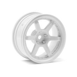 HPI 112813 Hre C106 Wheel 26mm White (6mm Offset/2Pcs)