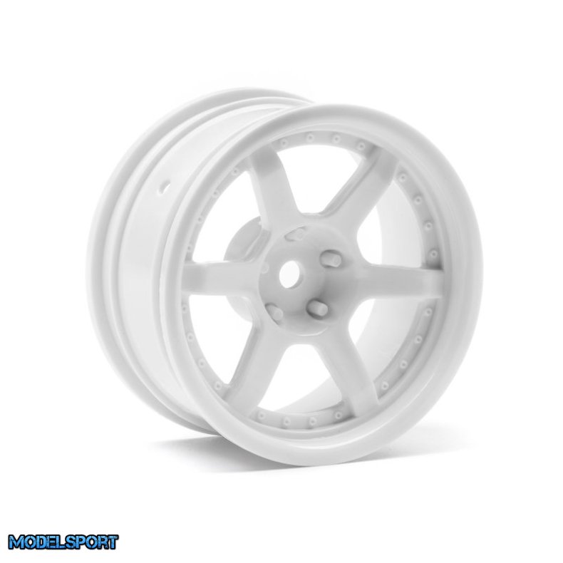 HPI 112813 Hre C106 Wheel 26mm White (6mm Offset/2Pcs)