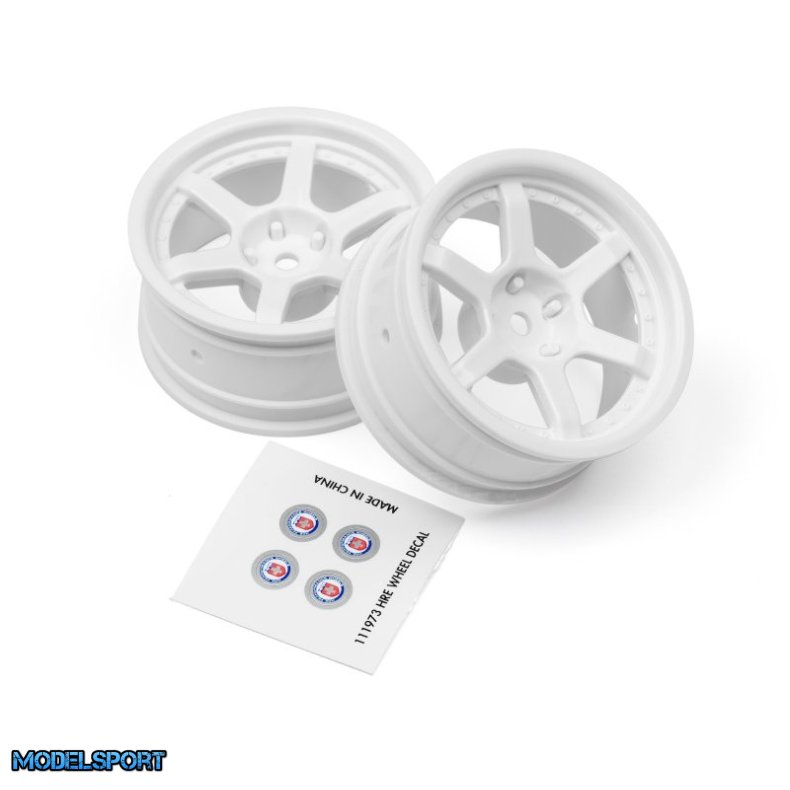 HPI 112813 Hre C106 Wheel 26mm White (6mm Offset/2Pcs)