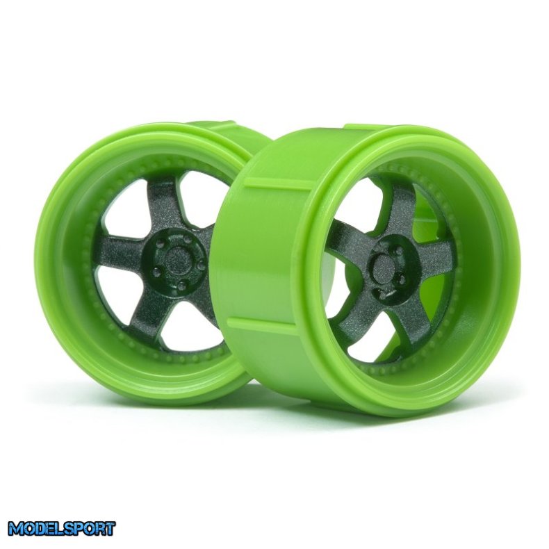 HPI 112817 Work Meister S1 Wheel Green (Micro 4Pcs)