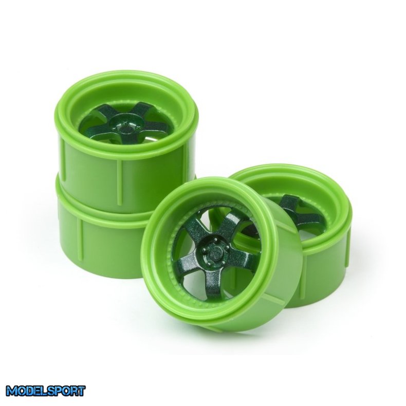 HPI 112817 Work Meister S1 Wheel Green (Micro 4Pcs)