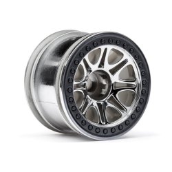 HPI 113336 Split 8 Truck Wheel (Chrome/2Pcs)