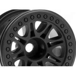 HPI 113337 Split 8 Truck Wheel (Black/2Pcs)