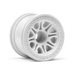 HPI 113339 Split 8 Truck Wheel (White/2Pcs)