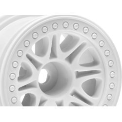 HPI 113339 Split 8 Truck Wheel (White/2Pcs)