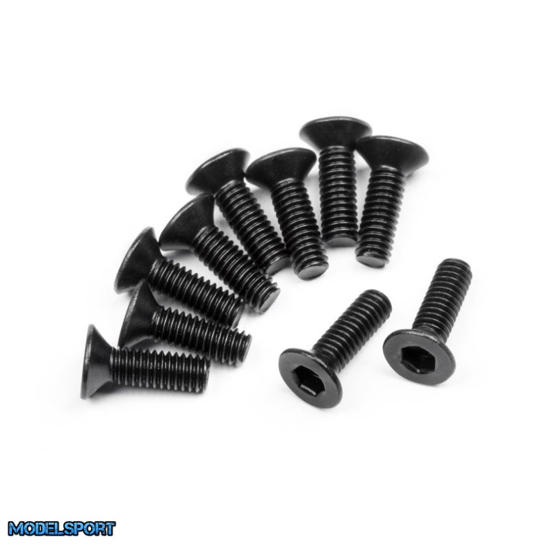 HPI 113719 Flat Head Screw M2.5X8mm (Hex Socket/10Pcs)