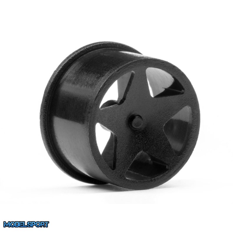 HPI 114276 Q32 Super Star Wheel Set F/R Blk/18X10/18X14/4Pcs