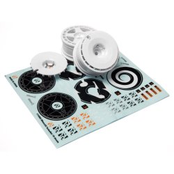 HPI 114637 Fifteen52 Turbomac Wheel White (26mm/2Pcs)