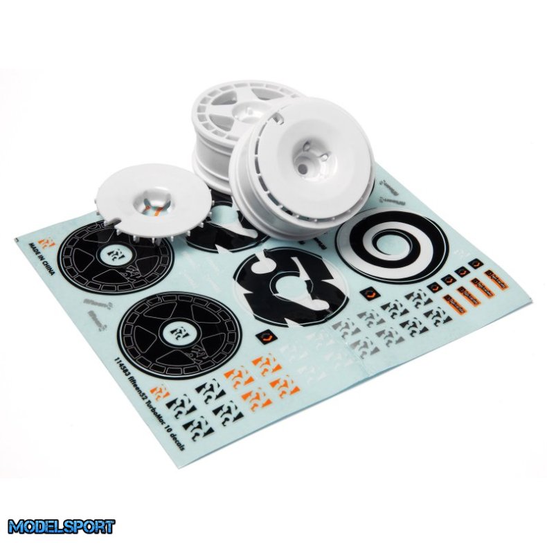 HPI 114637 Fifteen52 Turbomac Wheel White (26mm/2Pcs)