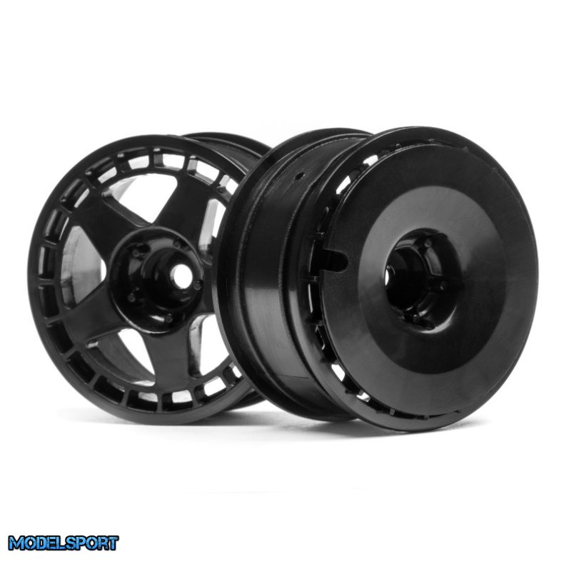 HPI 114638 Fifteen52 Turbomac Wheel Black (26mm/2Pcs)