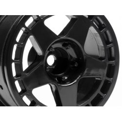 HPI 114638 Fifteen52 Turbomac Wheel Black (26mm/2Pcs)