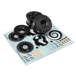 HPI 114638 Fifteen52 Turbomac Wheel Black (26mm/2Pcs)