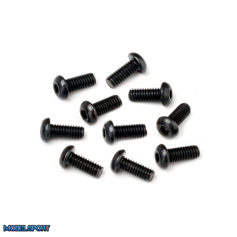 HPI 114761 Button Head Screw M2.5X6mm (Hex Socket/10Pcs)