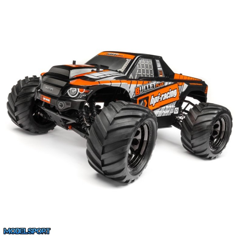 HPI 115510 Trimmed And Painted Bullet Flux Mt Body (Black)