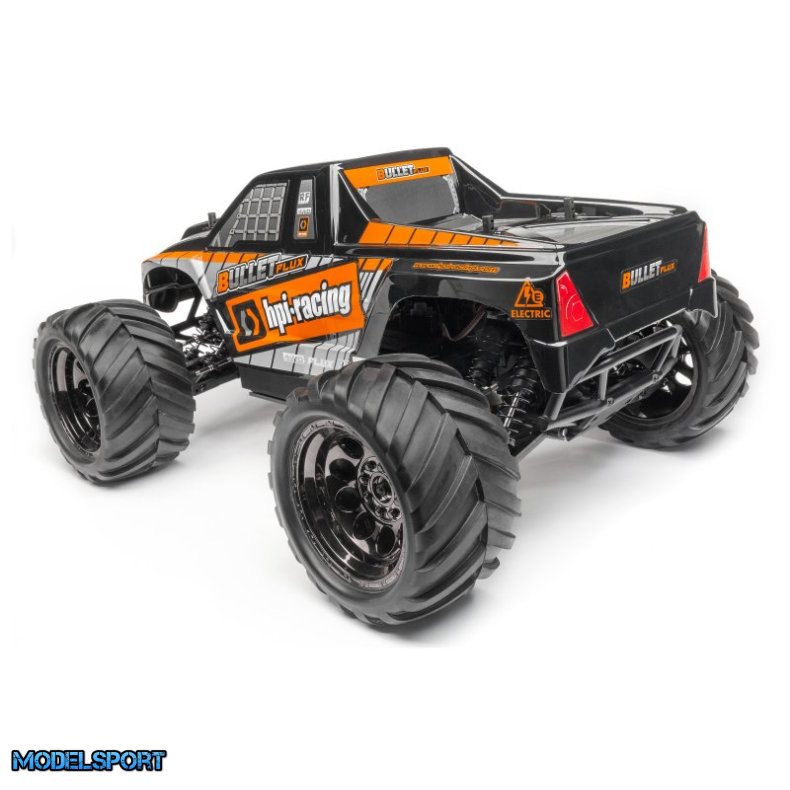 HPI 115510 Trimmed And Painted Bullet Flux Mt Body (Black)