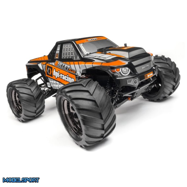 HPI 115510 Trimmed And Painted Bullet Flux Mt Body (Black)
