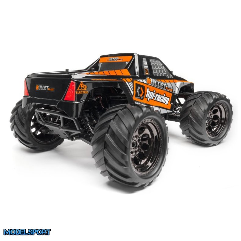 HPI 115510 Trimmed And Painted Bullet Flux Mt Body (Black)