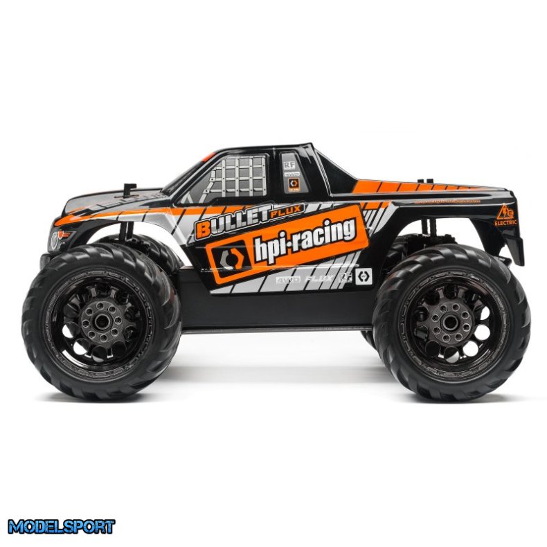HPI 115515 Bullet Mt Clear Body W/ Nitro/Flux Decals