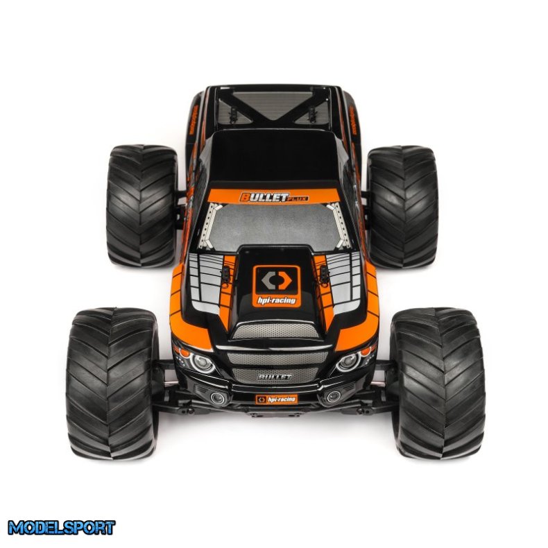 HPI 115515 Bullet Mt Clear Body W/ Nitro/Flux Decals