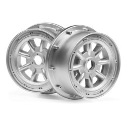 HPI 115765 Ml-8 Wheel Silver front (120X60mm/2Pcs)