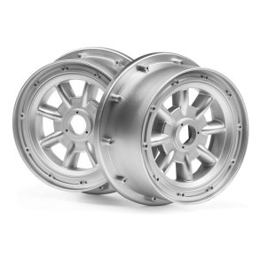 HPI 115765 Ml-8 Wheel Silver front (120X60mm/2Pcs)