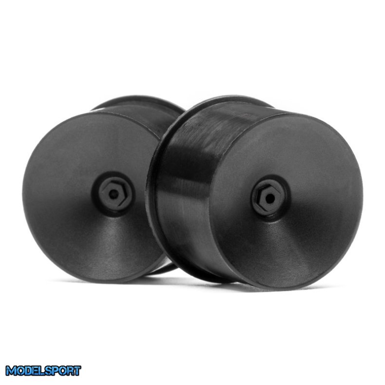 HPI 116017 Q32 Dish Wheel Set (Black/22X14/4Pcs)