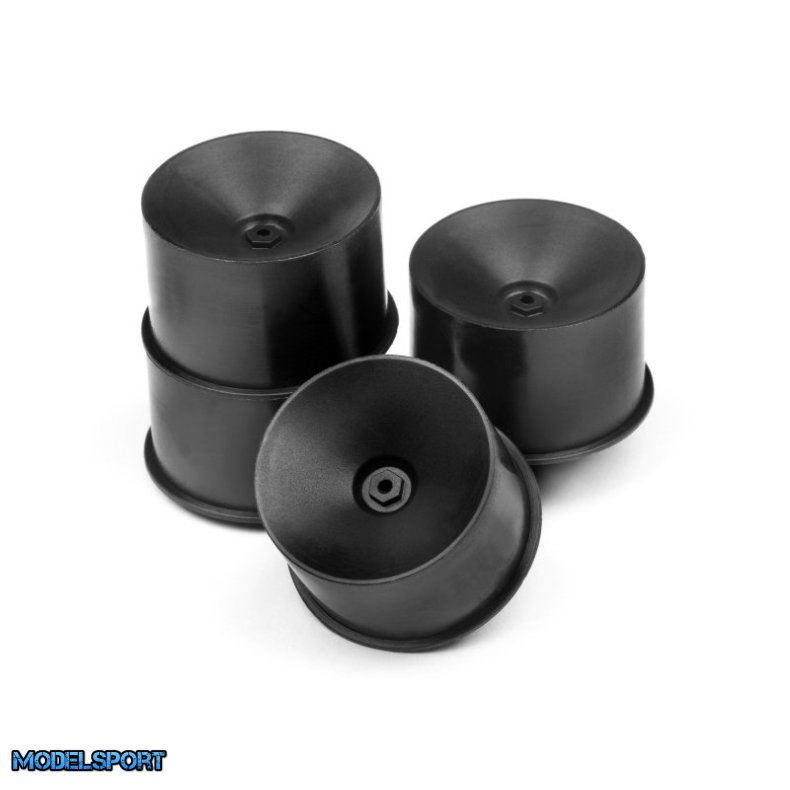 HPI 116017 Q32 Dish Wheel Set (Black/22X14/4Pcs)