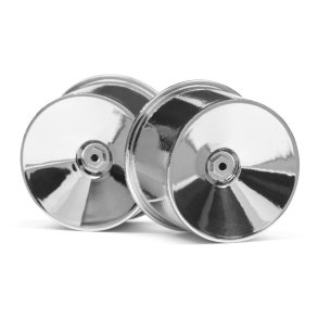 HPI 116020 Q32 Dish Wheel Set (Chrome/22X14/4Pcs)
