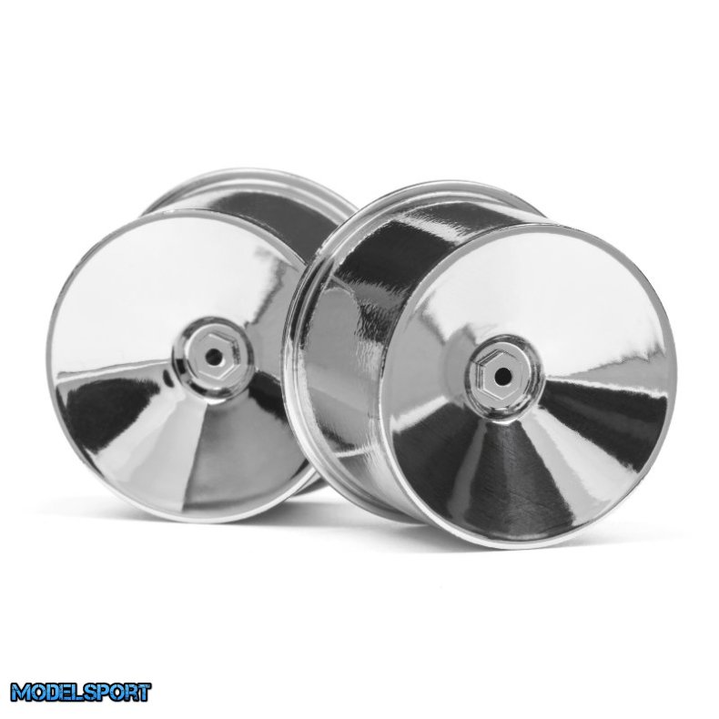 HPI 116020 Q32 Dish Wheel Set (Chrome/22X14/4Pcs)