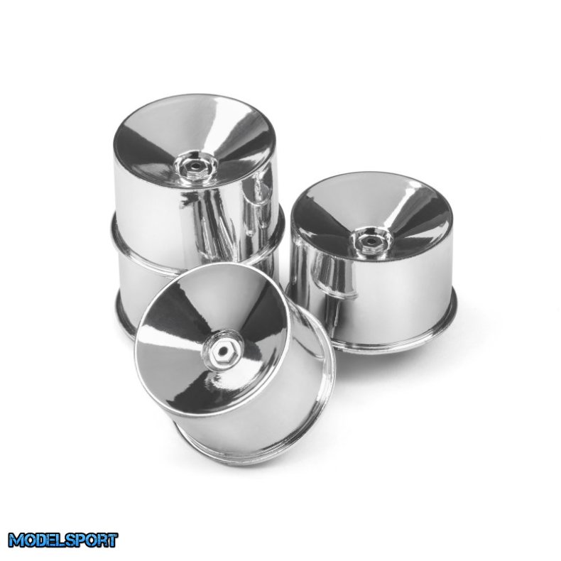 HPI 116020 Q32 Dish Wheel Set (Chrome/22X14/4Pcs)