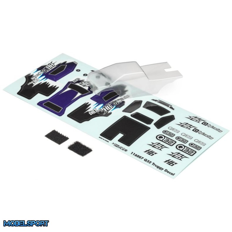 HPI 116026 Q32 D8T Tessmann Edition Body (Clear)