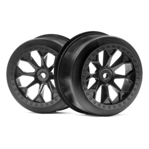 HPI 116521 8-Shot Sc Wheel (Black/2Pcs)