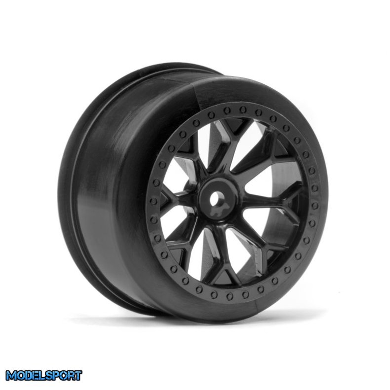HPI 116521 8-Shot Sc Wheel (Black/2Pcs)