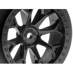 HPI 116521 8-Shot Sc Wheel (Black/2Pcs)