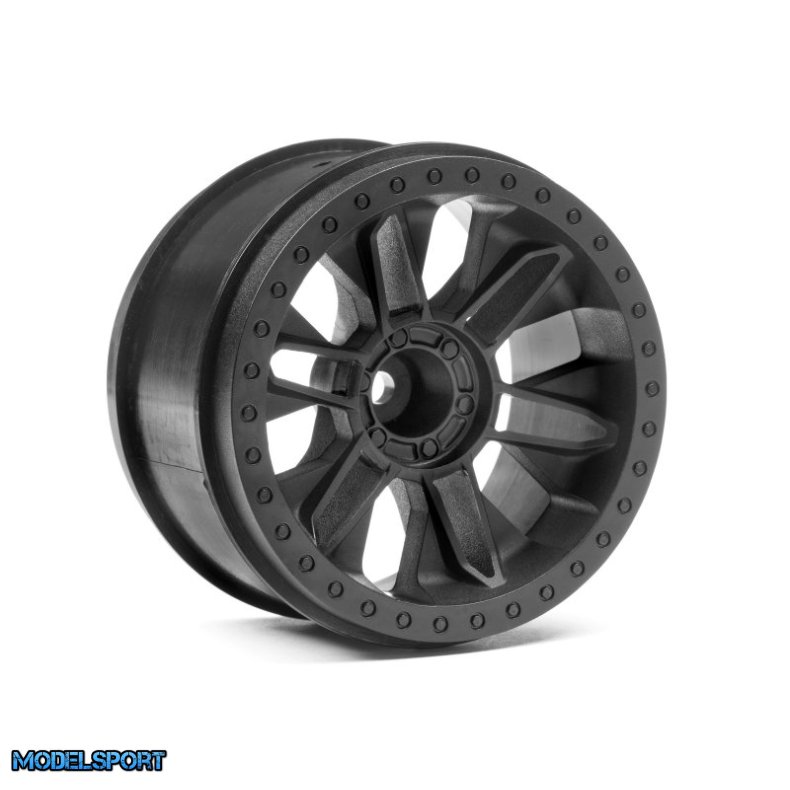 HPI 116528 6-Shot St Wheel (Black/2Pcs)