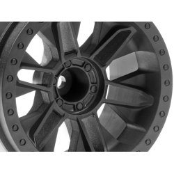 HPI 116528 6-Shot St Wheel (Black/2Pcs)