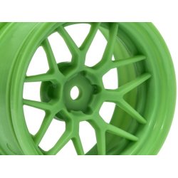 HPI 116531 Tech 7 Wheel Green 52X26X+6mm Offset (2Pcs)