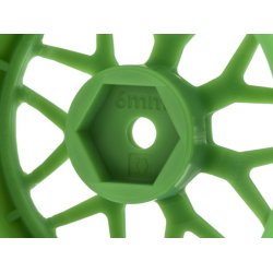 HPI 116531 Tech 7 Wheel Green 52X26X+6mm Offset (2Pcs)