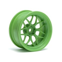 HPI 116532 Tech 7 Wheel Green 52X26X+9mm Offset (2Pcs)