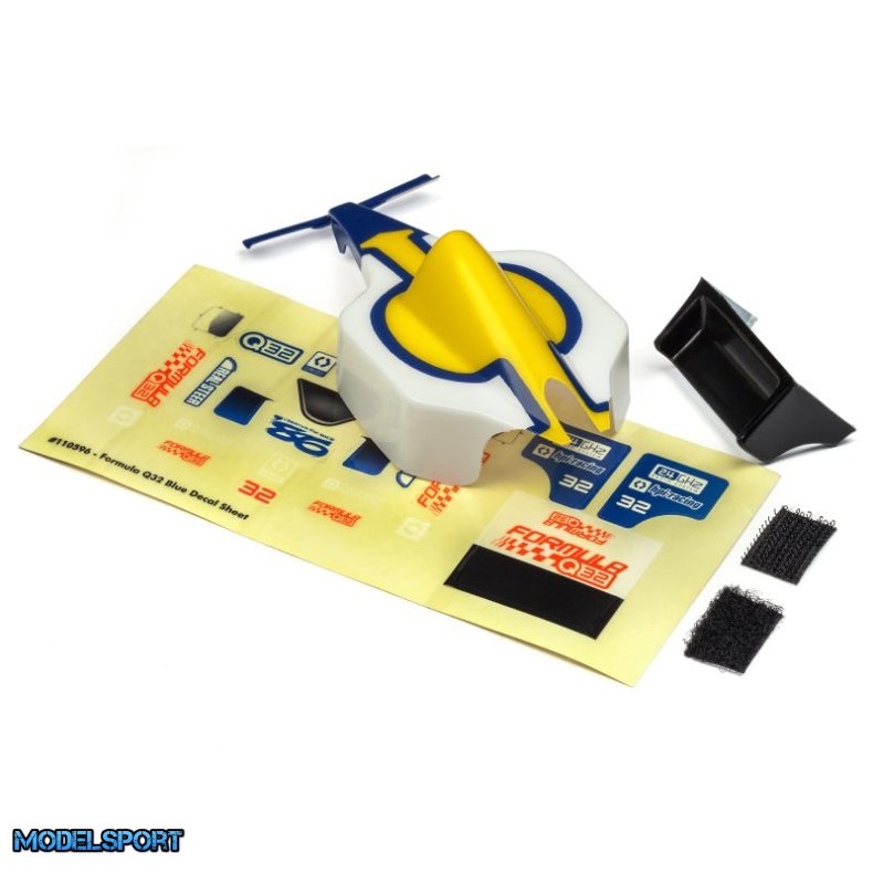 HPI 116718 Formula Q32 Body And Wing Set (Blue)