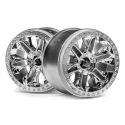 HPI 116736 6-Shot St Wheel (Chrome/2Pcs)