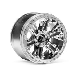 HPI 116736 6-Shot St Wheel (Chrome/2Pcs)