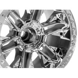 HPI 116736 6-Shot St Wheel (Chrome/2Pcs)