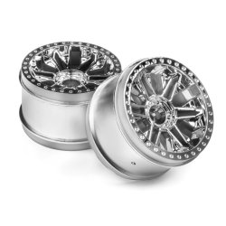 HPI 116736 6-Shot St Wheel (Chrome/2Pcs)