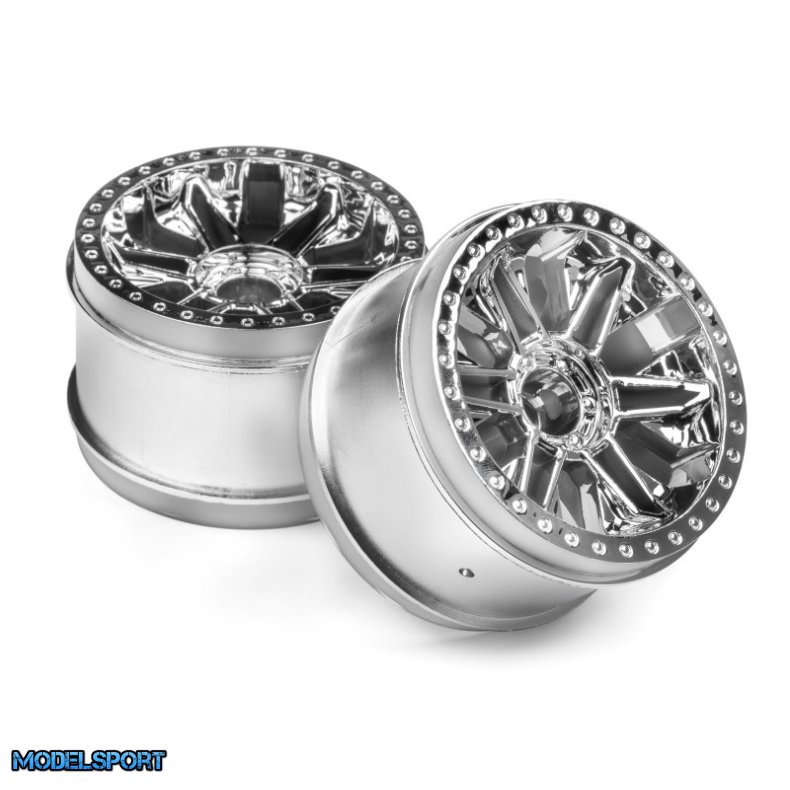 HPI 116736 6-Shot St Wheel (Chrome/2Pcs)