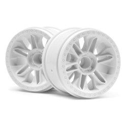HPI 116738 6-Shot St Wheel (White/2Pcs)